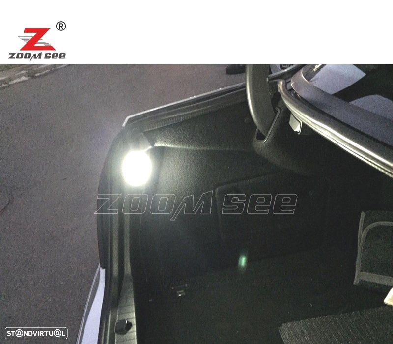 KIT COMPLETO DE 27 LÂMPADAS LED INTERIOR MERCEDES E CLASE W211 SEDÂN E200 E220 E240 E270 02-08 - 5