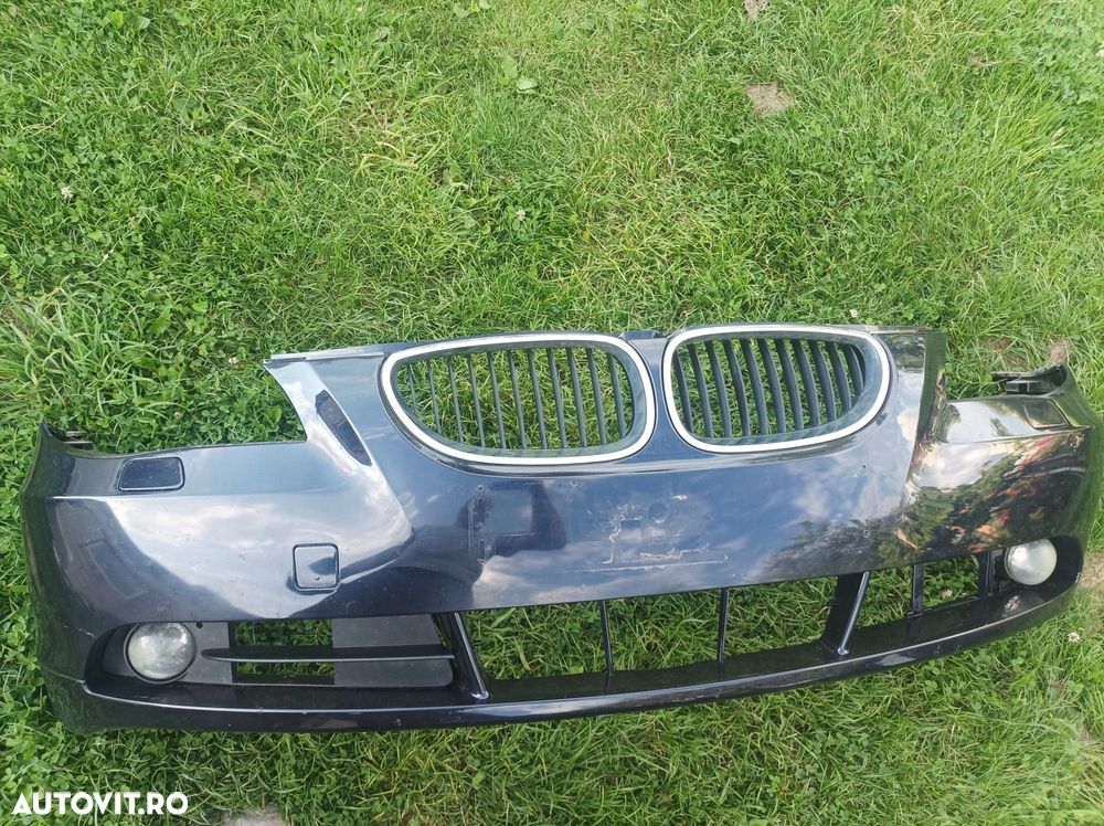 Grile nări cromate bară față BMW seria 5 E60 E61 - 2