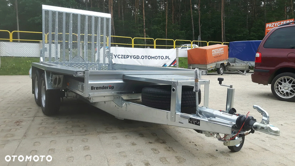 Brenderup Przyczepa MT3080 dmc 2700kg koparkowa mocna koło zapasowe
