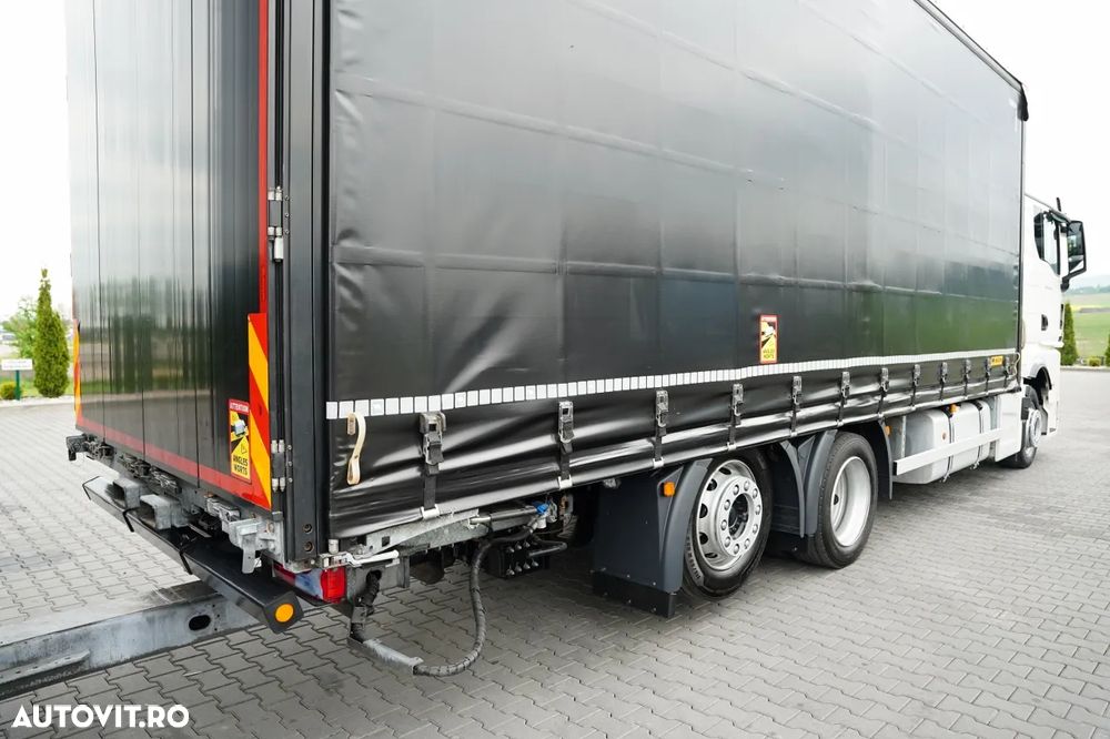 MAN TGX 26.480 / COMBINAȚIE TANDEM 120 M3 / TRAVERSE / MEGA / PUNȚĂ RIDICATĂ / ACOPERIȘ RIDICAT / CAMERĂ / + REMORCĂ WIELTON / PUNȚĂ RIDICATĂ / PUNȚI SAF - 15