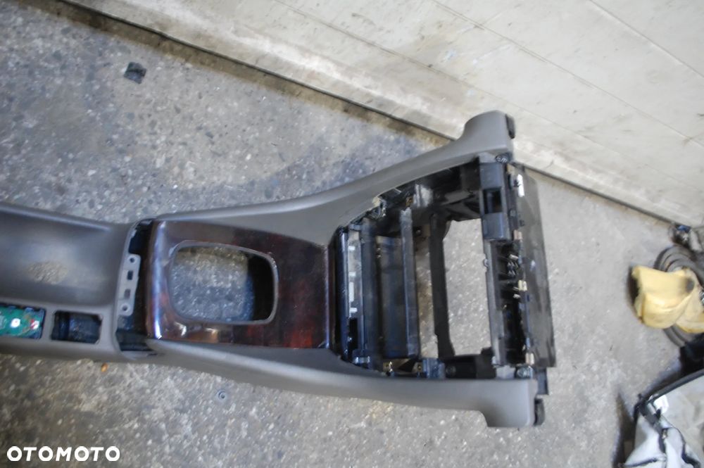 TUNEL ŚRODKOWY KOMPLETNY 2 DIN + PODŁOKIETNIK SKÓRA AUDI A6 C5 LIFT - 2