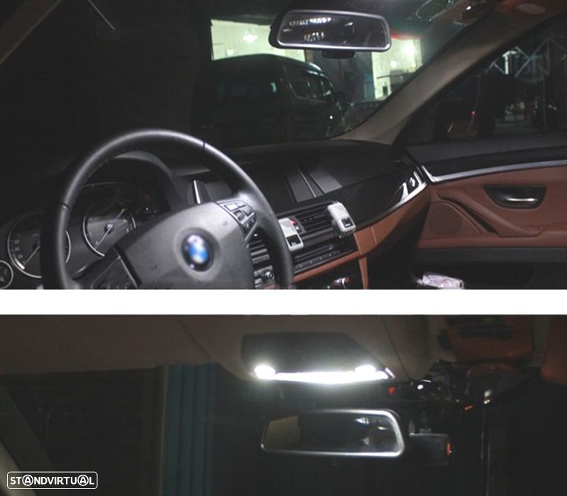 KIT COMPLETO 13 LAMPADAS LED INTERIOR BMW SERIE 3 F31 WAGON TOURING 318I 320I 328I 330I 335D 335I 34 - 4