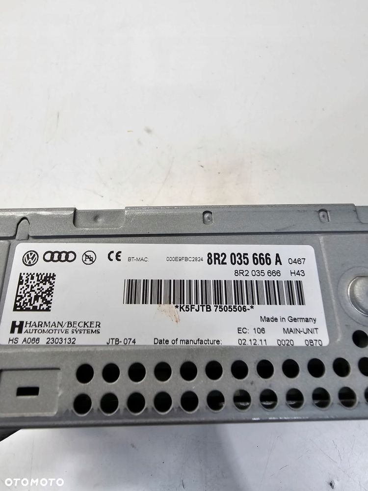 JEDNOSTKA MMI CZYTNIK AUDI A4 A5 Q5 8R2035666A - 7