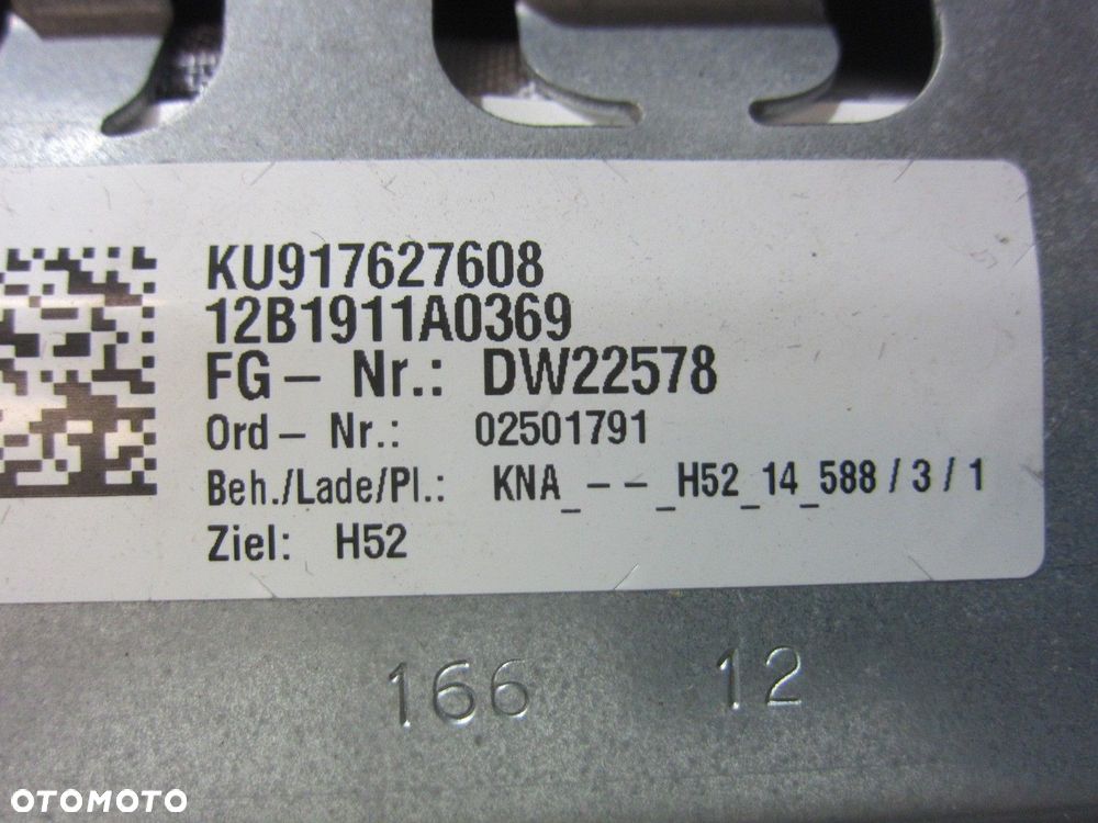 BMW 7 F01 F02 USA PODUSZKA KOLANOWA KIEROWCY AIRBAG 72129176276 9176276 - 8