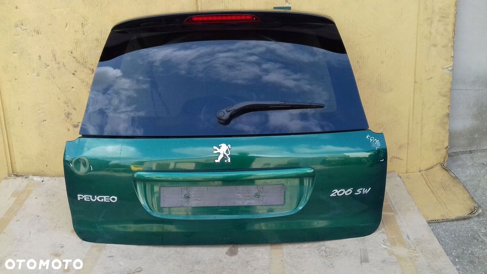 klapa tył tylna szyba peugeot 206 kombi sw 01- kqm - 1