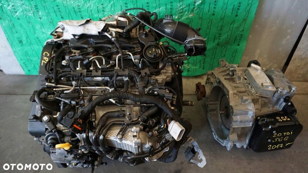 SILNIK CRL OSPRZĘT SKRZYNIA BIEGÓW 2.0 TDI VW PBE - 1