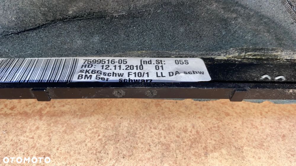BMW F10 F11 GAŁKA ZMIANY BIEGÓW MANUALNA MIESZEK 7599516 - 6