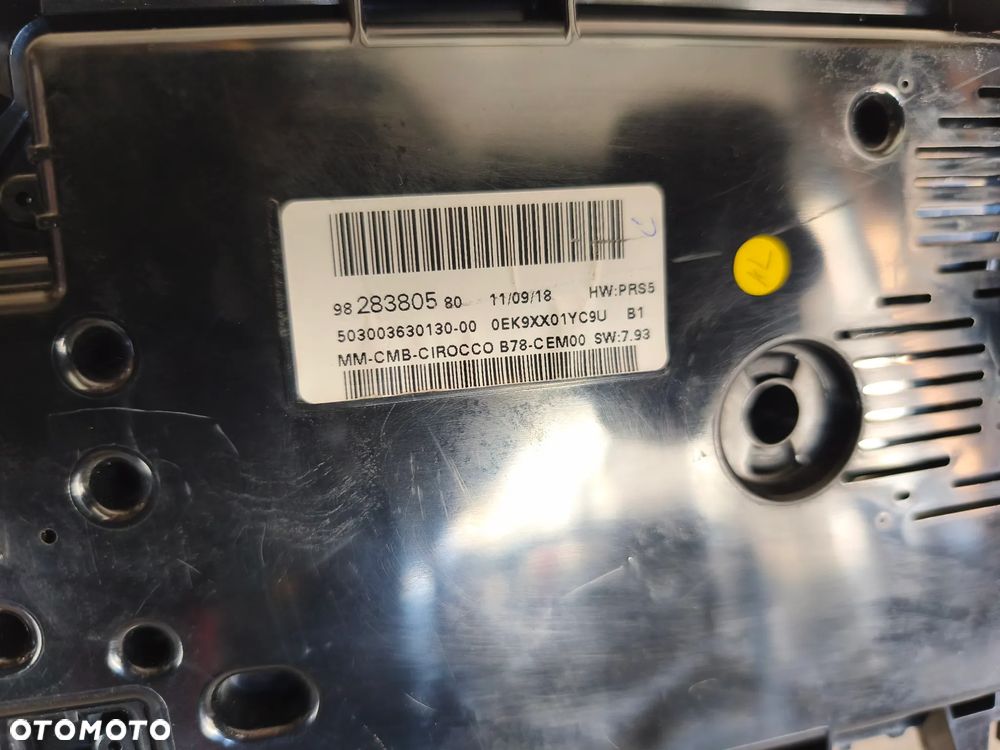 LICZNIK ZEGARY WYŚWIETLACZ 9828380580 CITROEN C4 PICASSO II SPACETOURER - 4