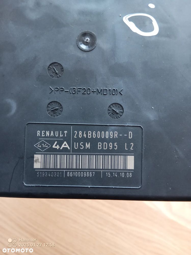 MEGANE III SCENIC 3 moduł usm 284B60009R - 3