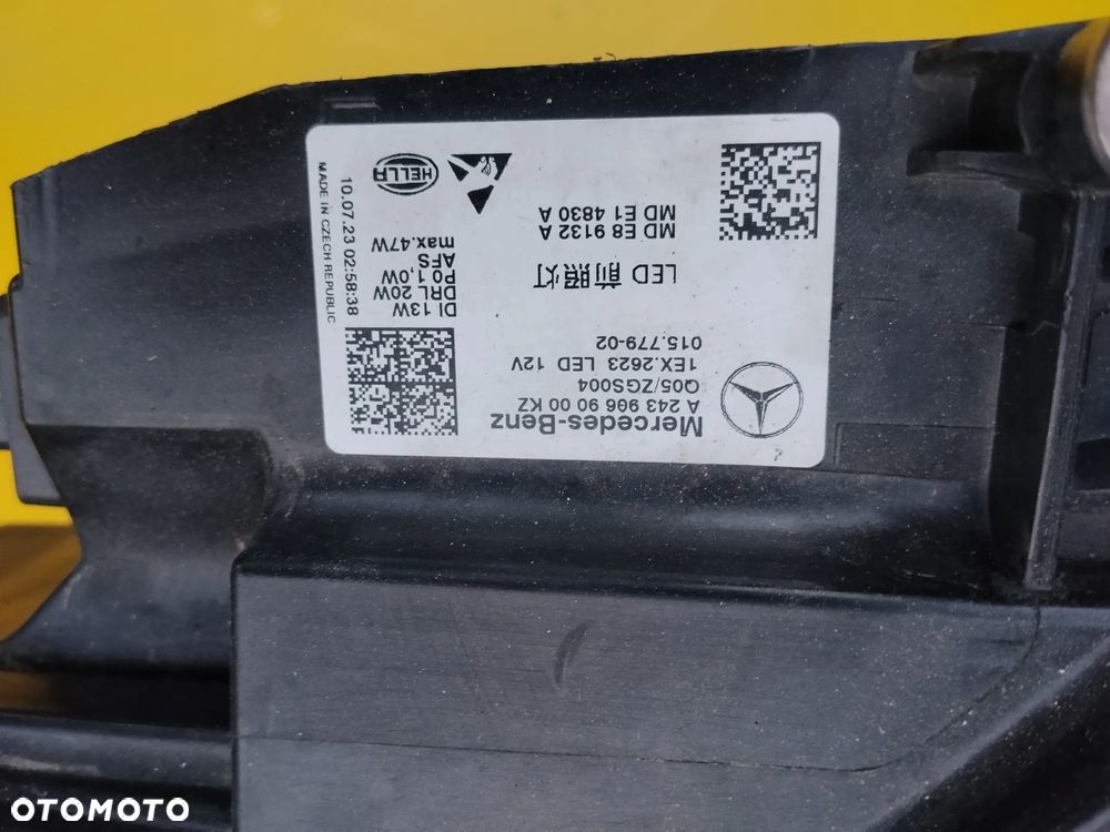 Lampa prawa Full Led High performance Mercedes eqa eqb w243 Europa - 4