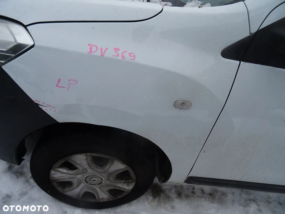 WYPRZEDAZ DACIA DOKKER LEWY BLOTNIK BIALY DV369 nr 12 MALA SKAZA ROZNE INNE CZESCI - 3
