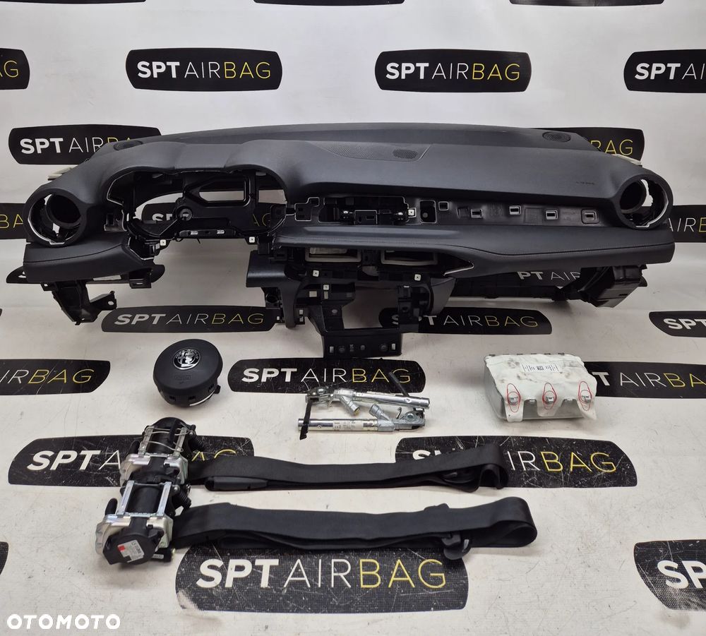 TONALE  KOKPIT DESKA KONSOLA PULPIT PODUSZKA AIRBAG AIR BAG PASY KIT SET - 1