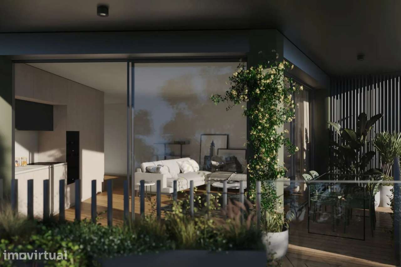 T1 Novo com Terraço e Lugar de garagem - Grande imagem: 4/7