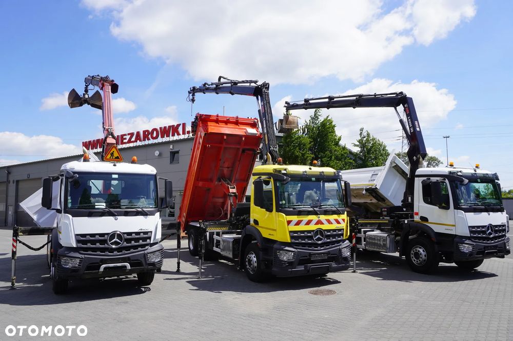 Mercedes-Benz Arocs 2636 6×4 / 100 tys. km! / HDS HIAB / rotator / Wywrotka 3-stronna / hydroburta / 3 szt_255664 - 4