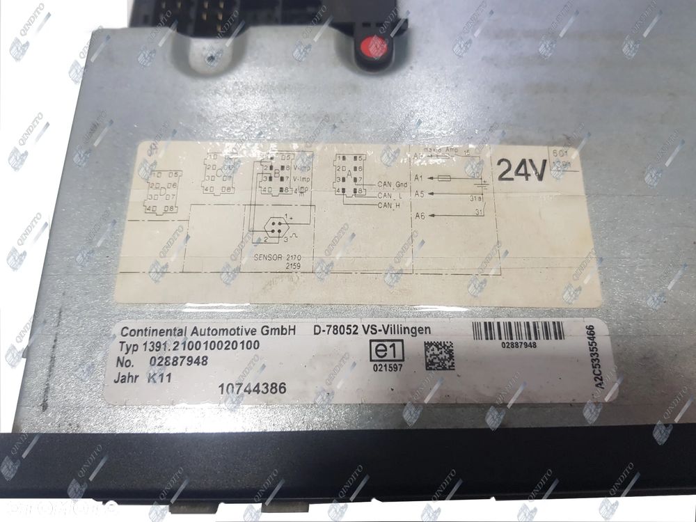 TACHOGRAF MAN TGX TGS TGL A2C53355466 10744386 - 2