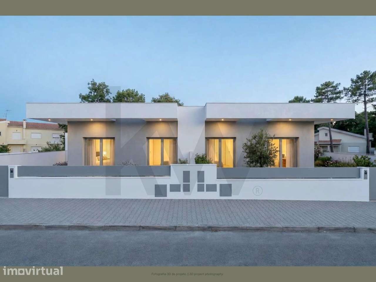 Moradia térrea T3, com suite, jardim, piscina e parqueamento - Grande imagem: 5/19