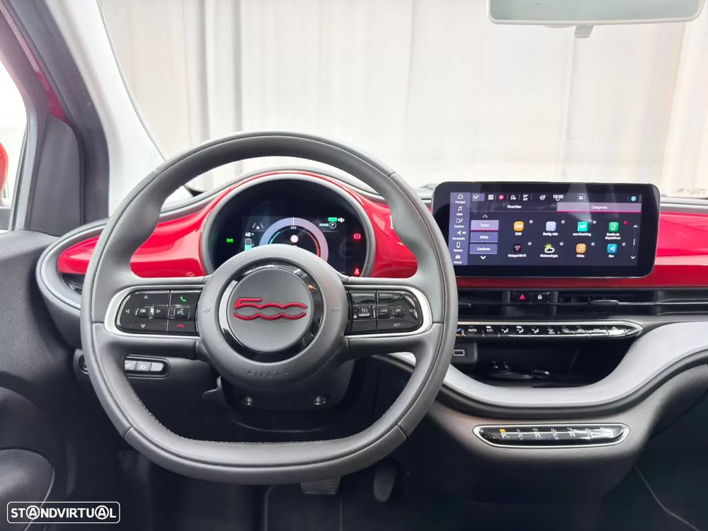 Fiat 500e 23,8kWh Red - 16