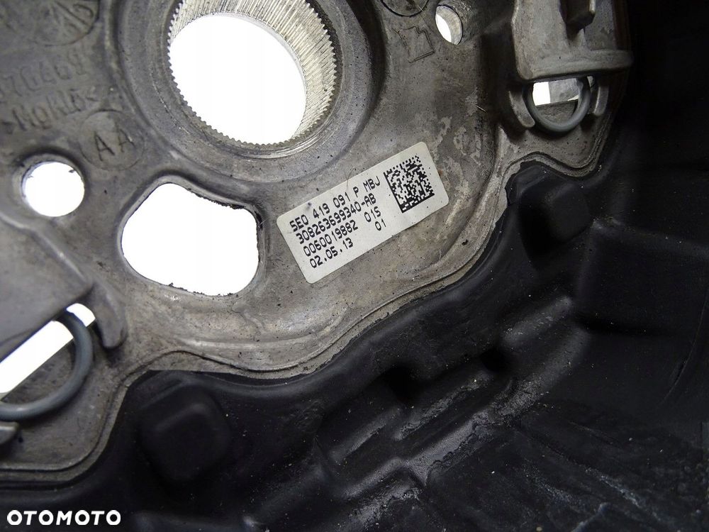 KIEROWNICA SKÓRA SKÓRZANA SKODA OCTAVIA III 5E 5E0419091P - 8