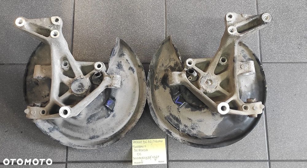 ZWROTNICA PIASTA PRAWA LEWA PASSAT B6 B7 TIGUAN SHARAN 2 SIROCCO CC 3C0505436F - 1