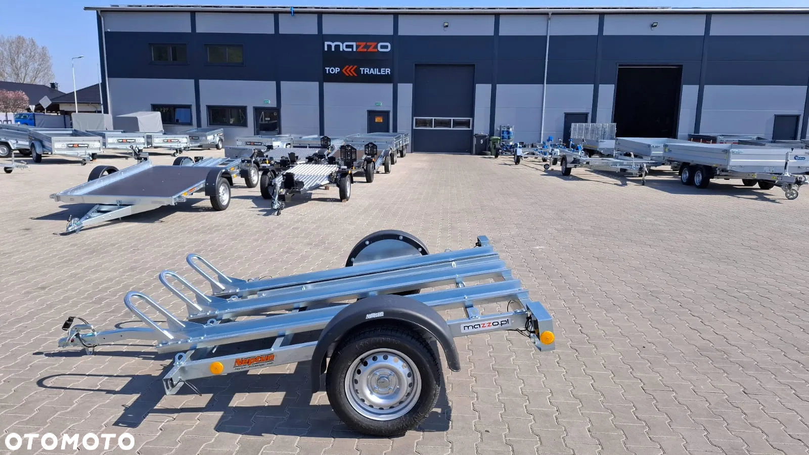 Neptun Dostawa Przyczepka na 3 motocykle 225x148,5cm DMC750kg UCHYLNA - 16