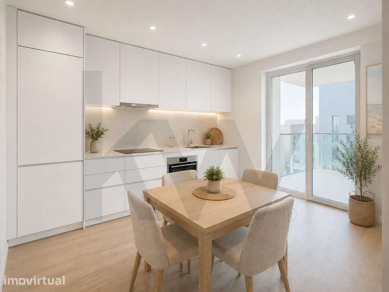 Apartamento T2 com Suíte, Varanda, Estacionamento e Ginásio | Panorama - Grande imagem: 4/37