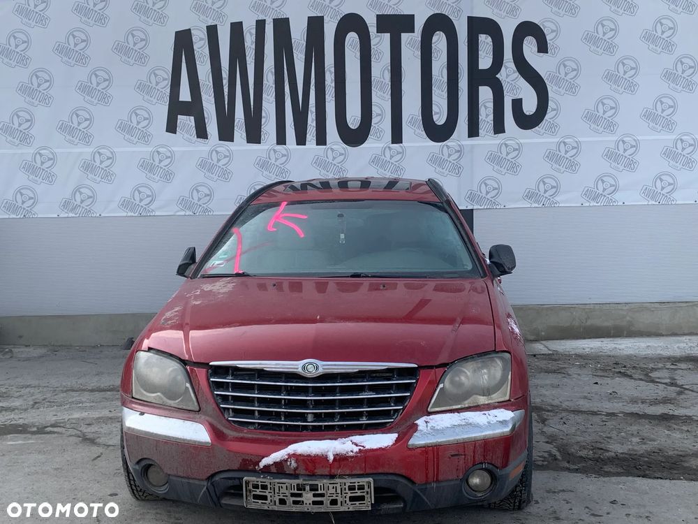 CHRYSLER PACIFICA 2004 *SAMOCHÓD NA CZĘŚCI* 3950 MASKA, LAMPA, DRZWI, LUSTERKO, ZDERZAK, GRILL, BŁOTNIK, KLAPA, BELKA, DESKA, FOTELE, KANAPA, ĆWIARTKA KIEROWNICA, TARCZE, ZACISKI, ZAWIESZENIE, KOMPLETNY PRZÓD, KOMPLETNY TYŁ, LICZNIK, ZEGARY, PRAWE LEWE PRZÓD TYŁ - 4