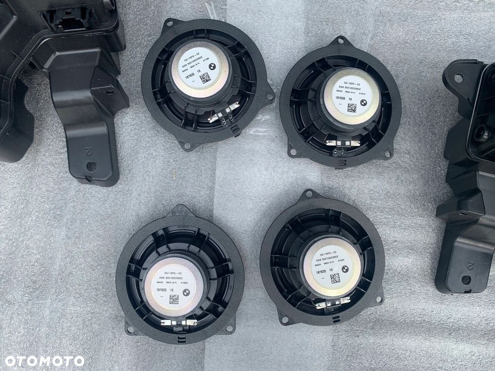 GŁOŚNIKI DRZWI NISKOTONOWE ŚREDNIOTONOWE BMW 5 G60 G61 KOMPLET - 11