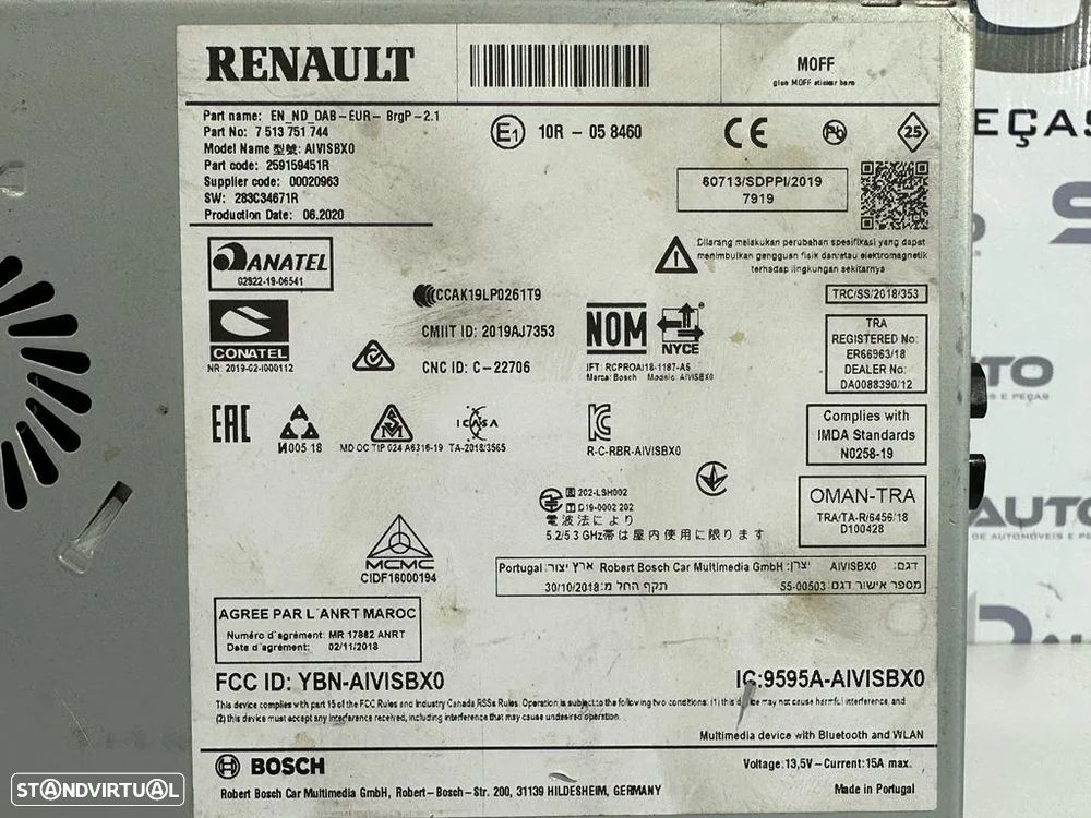 Rádio - Renault Captur II (2020) - 4