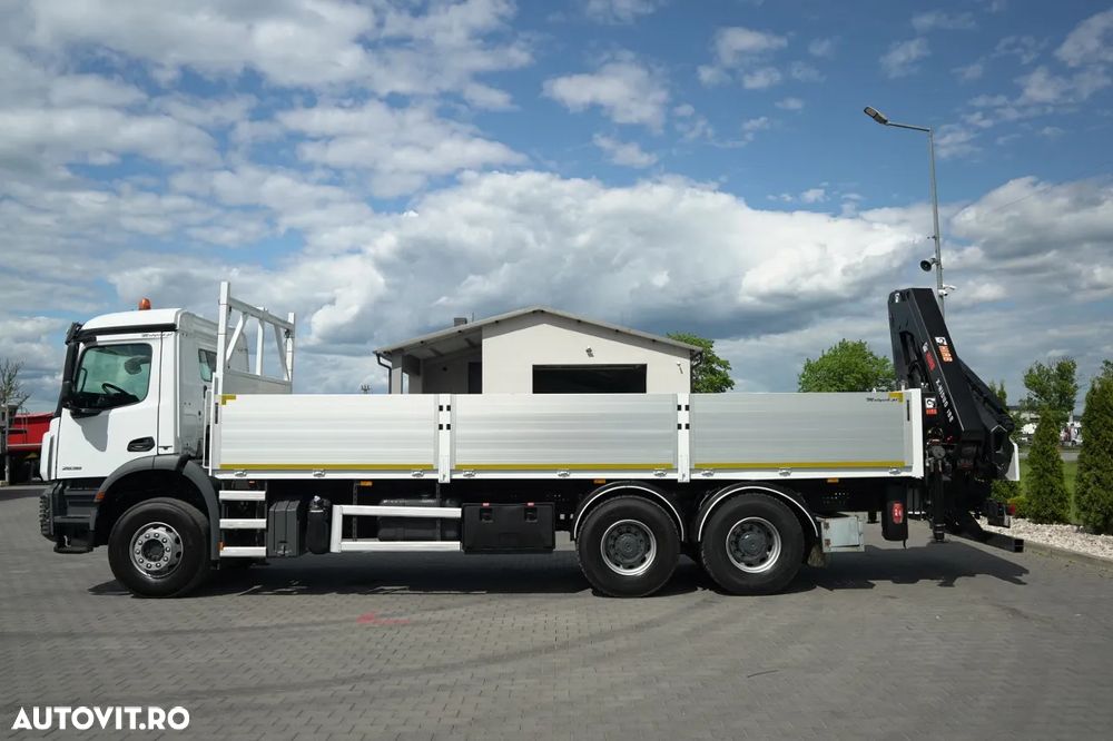 Mercedes-Benz AROCS 2636 / 6x4 / 7.6 M LIVRARE + HIAB 188 B-3 HDS / PODEA RESISTENTĂ / RADIOCOMANDĂ / ROTATOARE / EURO 6 - 9