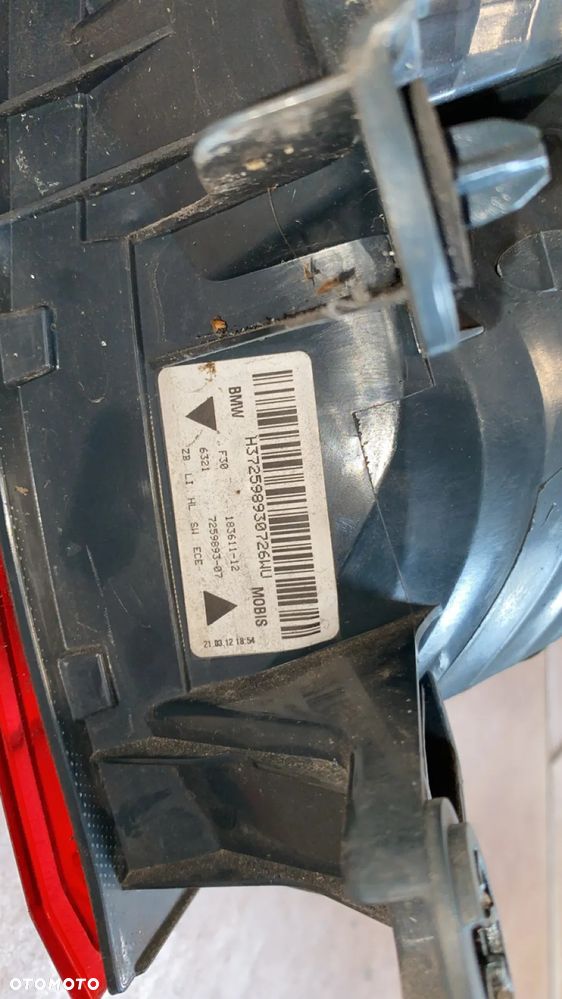 LAMPA LED LEWY TYŁ W BŁOTNIK BMW F30 PRZED LIFT 7259893 - 3