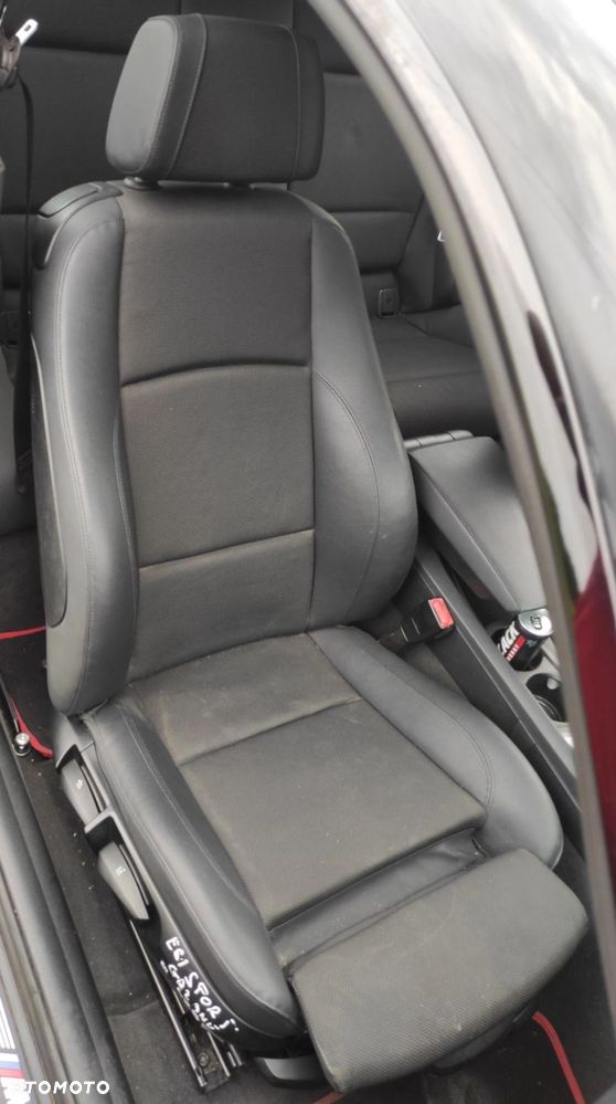 FOTEL PRAWY PRZÓD PRZEDNI BMW E81 E82 E88 SPORT EUROPA PÓŁSKÓRA GRZANY