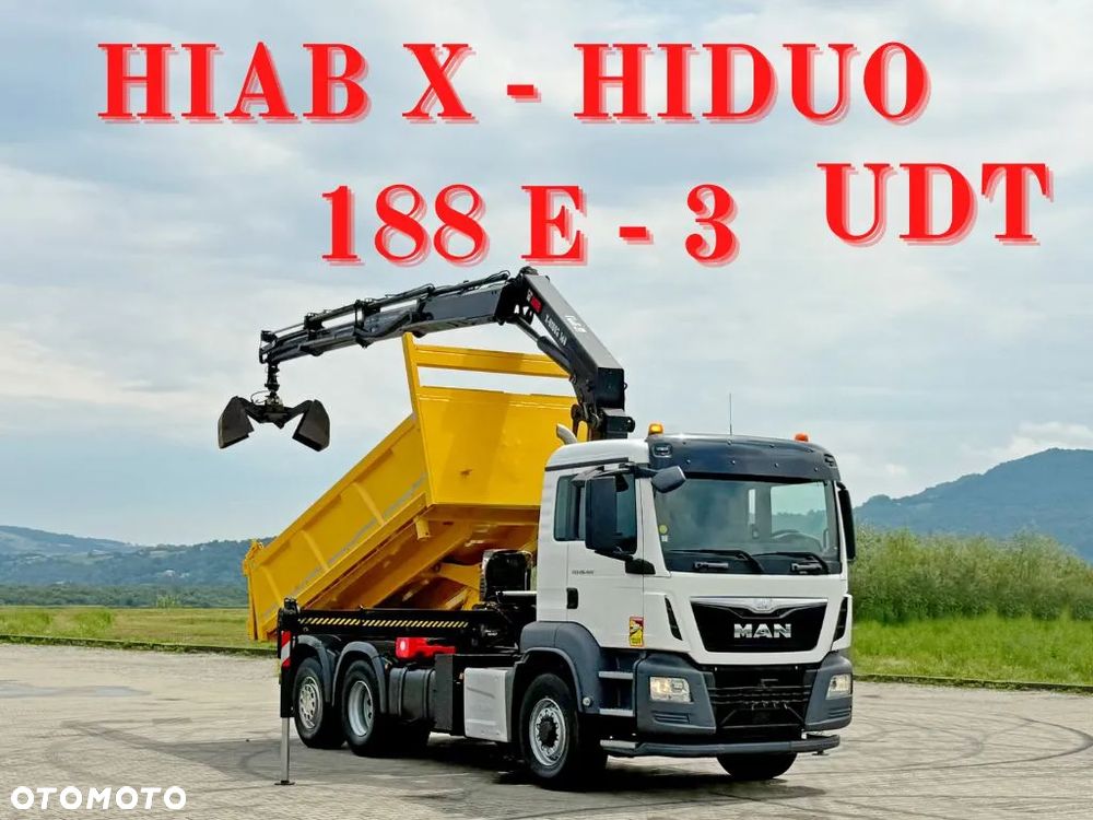 MAN TGS 26.400 *WYWROTKA 4,75m *HIAB X - HIDUO 188 E-3/PILOT *6x4 *STAN BDB - 1