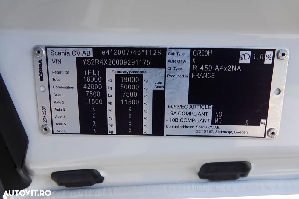 Scania R 450 / RETARDER / REZERVORE 1.400 L / EURO 6 - 38