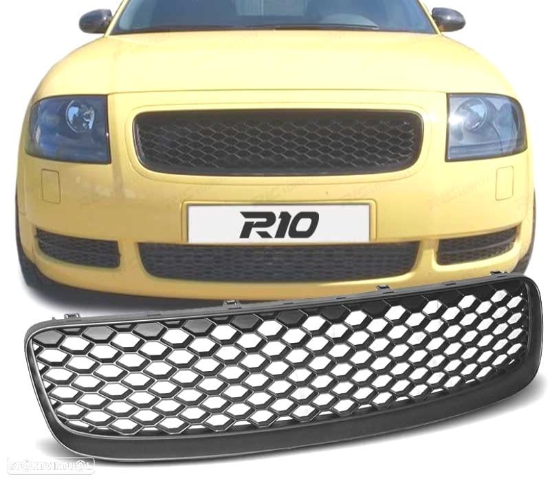 GRELHA FRONTAL AUDI TT 96-05 LOOK RS PRETO - 1