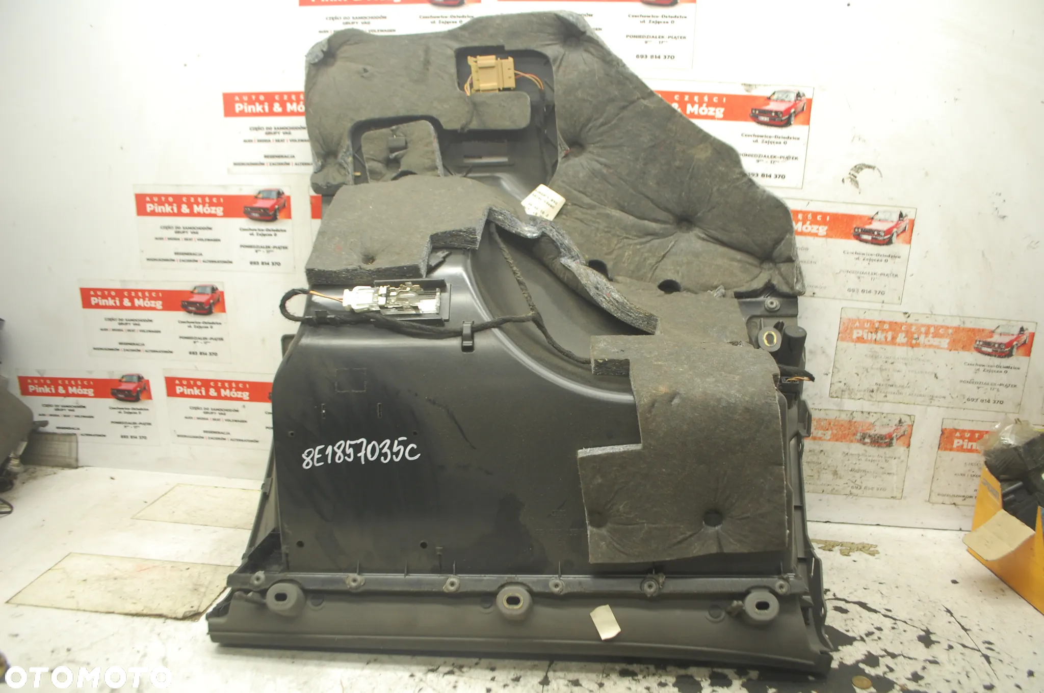 SCHOWEK PASAŻERA 8E1857035C AUDI A4 B6 B7 - 3
