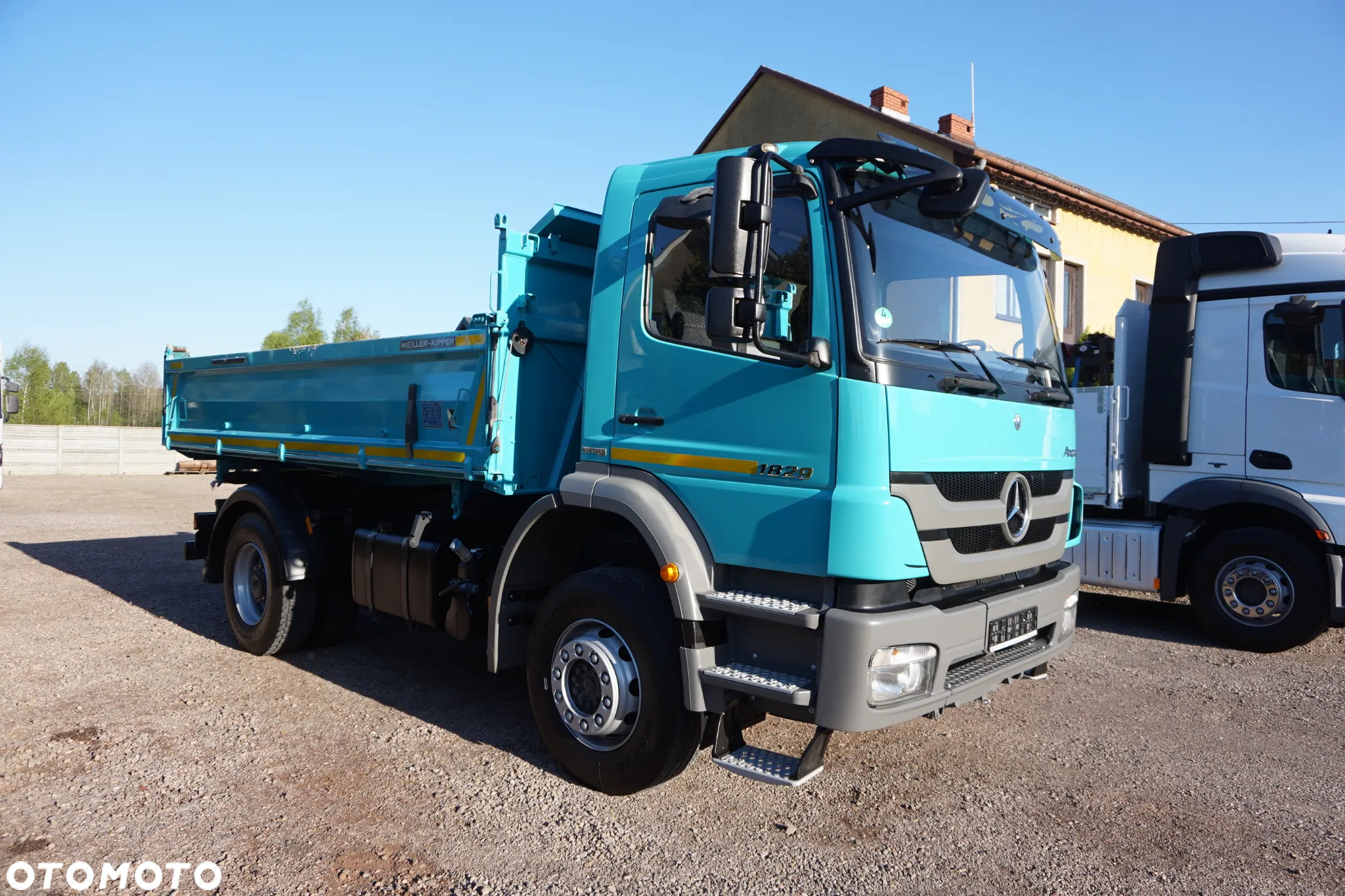 Mercedes-Benz AXOR 1829 MEILLER KIPPER TYLKO 162 Tys Km. ORYGINAŁ JAK NOWY. - 4