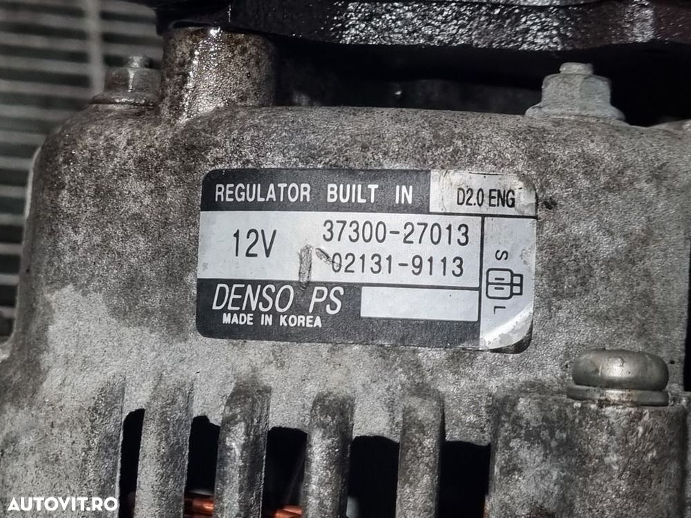 Alternator Hyundai Tucson 2.0 Diesel 2006 - 2010 140CP 1991CC D4EA Euro4 (1382) Diesel ... - 6