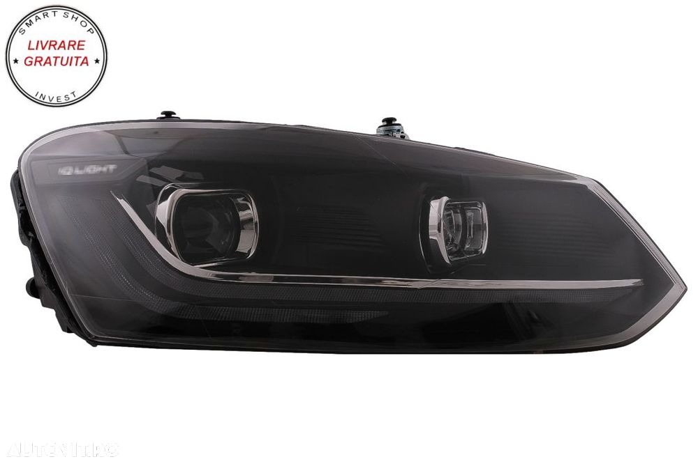 Faruri LED VW Polo 6R 6C (2010-2017) Semnalizare Dinamica- livrare gratuita - 11