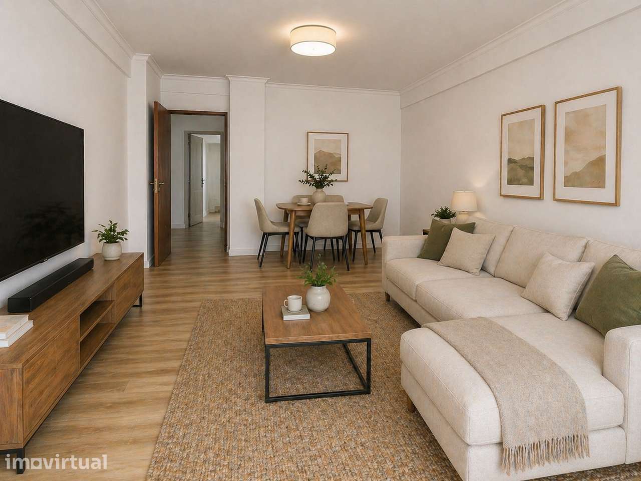 T1 amplo 78m² com vista mar | 5 min estação Paço de Arcos - Grande imagem: 4/17