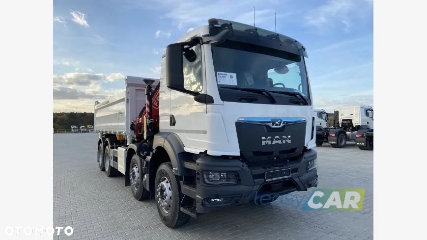 MAN TGS 35.440 8x4 440 KM Wywrotka KH-Kipper z Żurawiem FASSI F275A.0.26 - 2