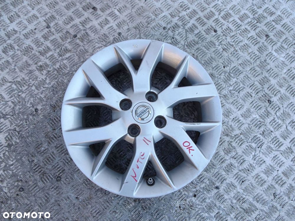 alufelga nissan note e12 15" 4x100 et 40 - 2