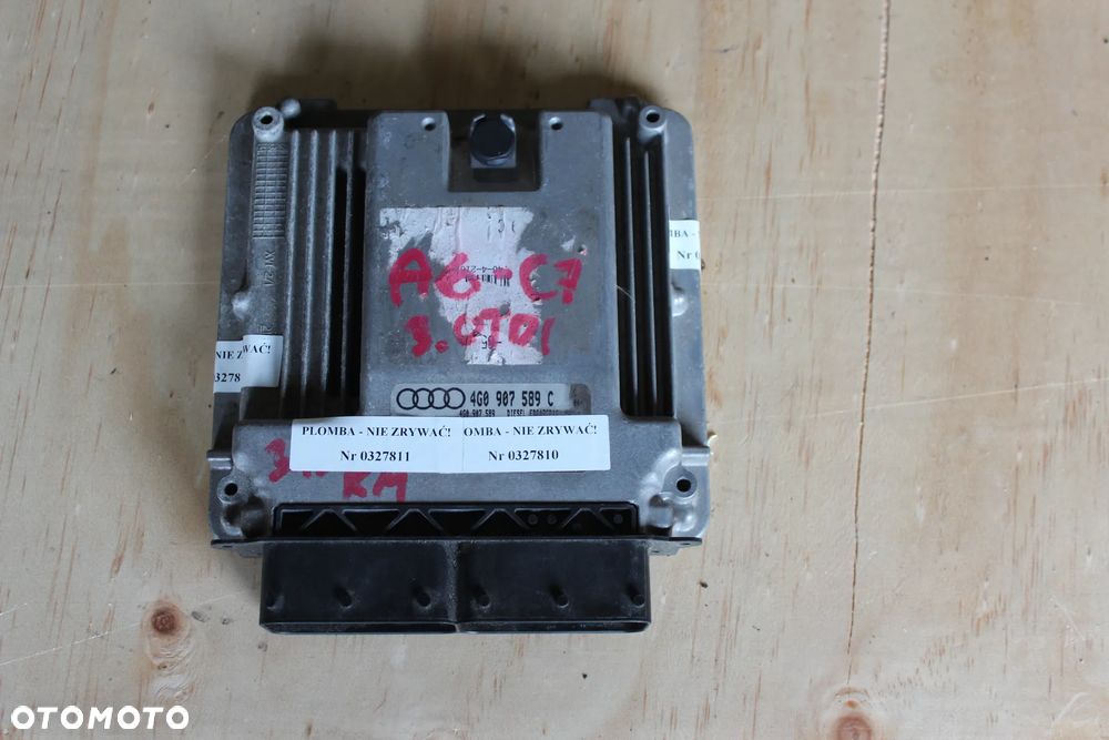 STEROWNIK SILNIKA AUDI A6 C7 A7 3.0 TDI 4G0907589C 2012