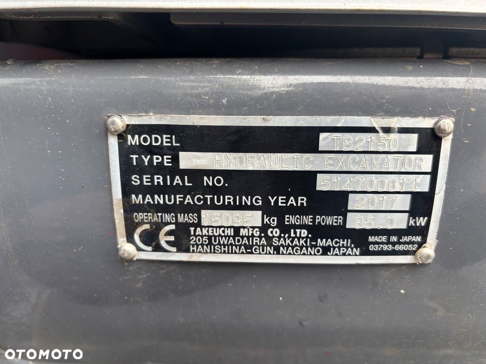Takeuchi TB 2150 - 10
