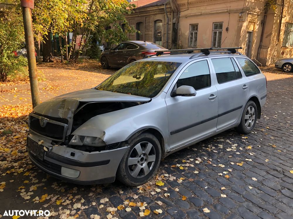 Dezmembrez Skoda Octavia II break gri argintiu 2007 BXE 1.9 tdi - 2