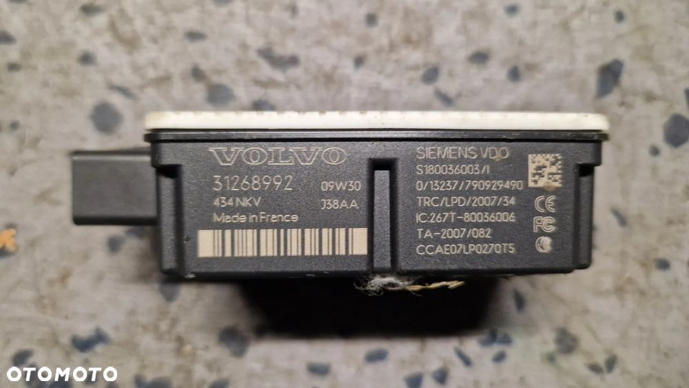 VOLVO V50 S40 MODUŁ CENTRALNEGO ZAMKA 31268992 - 3