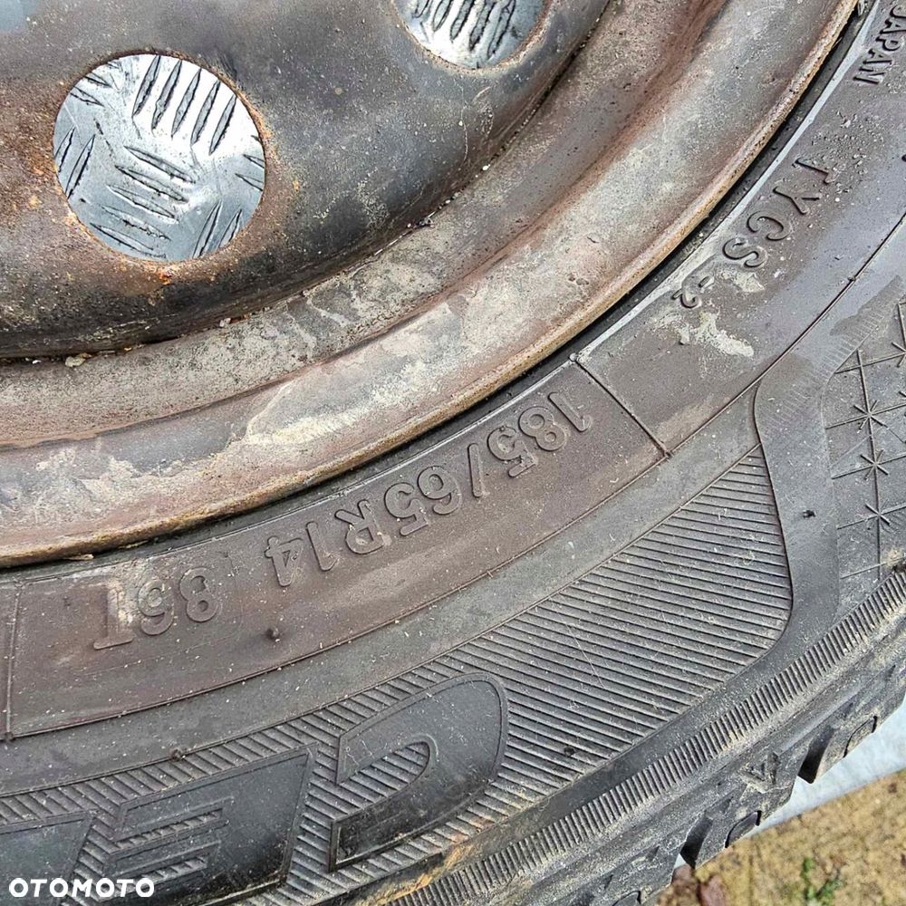 FORD FIESTA MK5 MK6 FUSION KOŁA FELGI OPONY TOYO 185/65R14 ZIMA - 7
