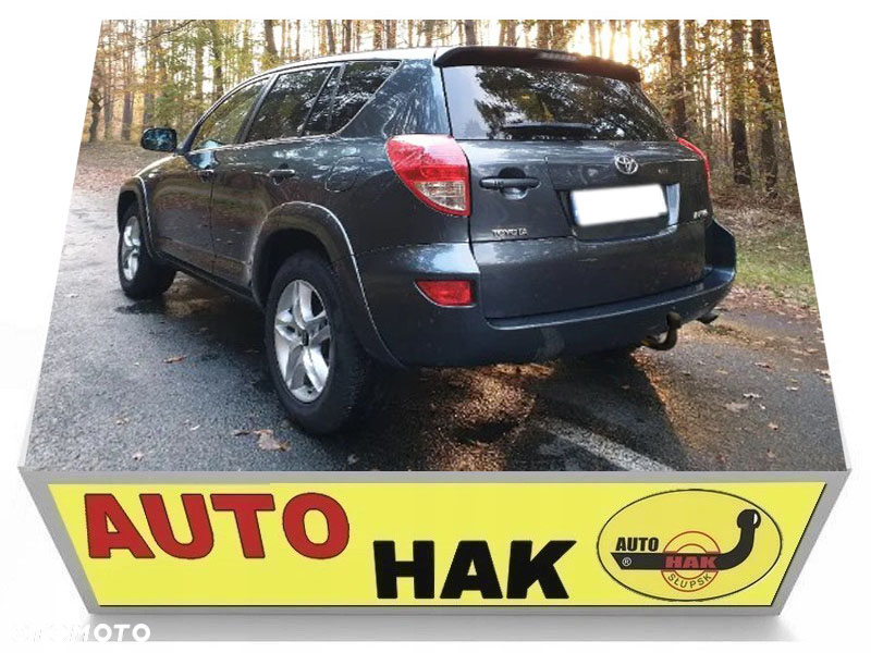 NOWY AUTOMAT HAK HOLOWNICZY WYPINANY ZAPINANY+WIĄZKA BEZ CIĘCIA ZDERZAKA TOYOTA RAV4 3III 2006-2013 - 5