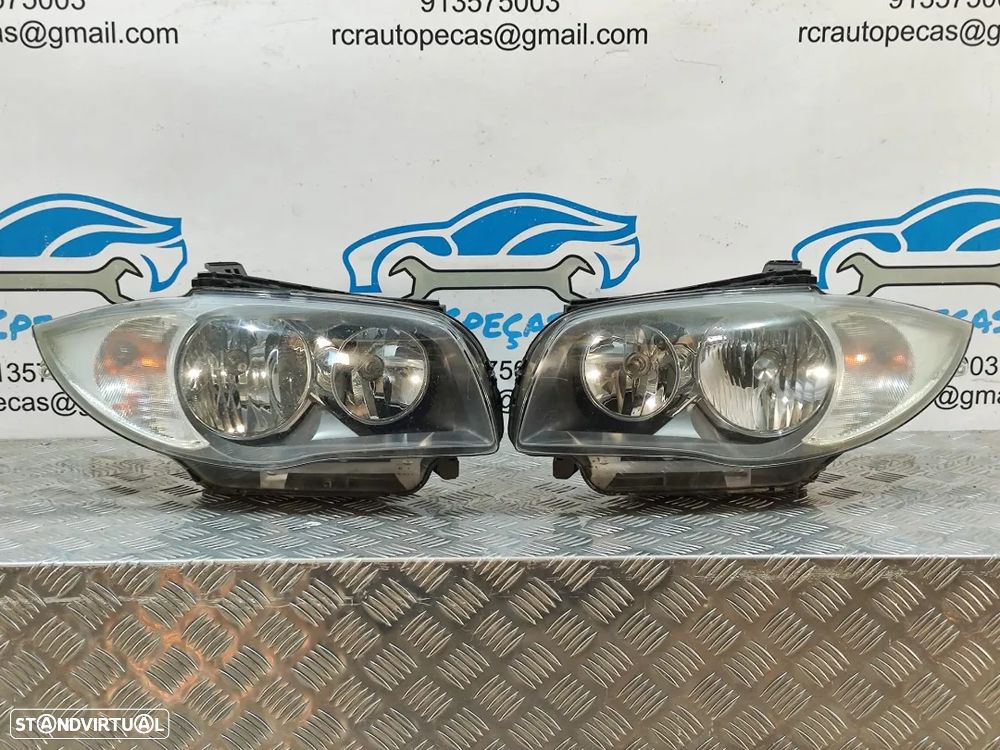 OTICA OTICAS ESQUERDO DIREITO BMW SERIE 1 E87 63117249652 7249652 63117193389 7193389 E81 E87 LCI E82 COUPE E88 CABRIO OPTICA OPTICAS FAROL FAROIS - 7