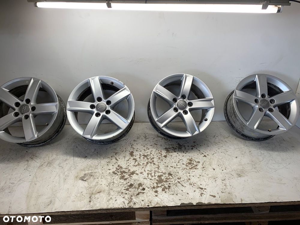 FELGI ALUMINIOWE KOMPLET 16 5X112 7J CENTR 66,6 ET 46  AUDI A4 B8 (8K2) 2007 - 2015 1.8 TFSI 118 kW - 1