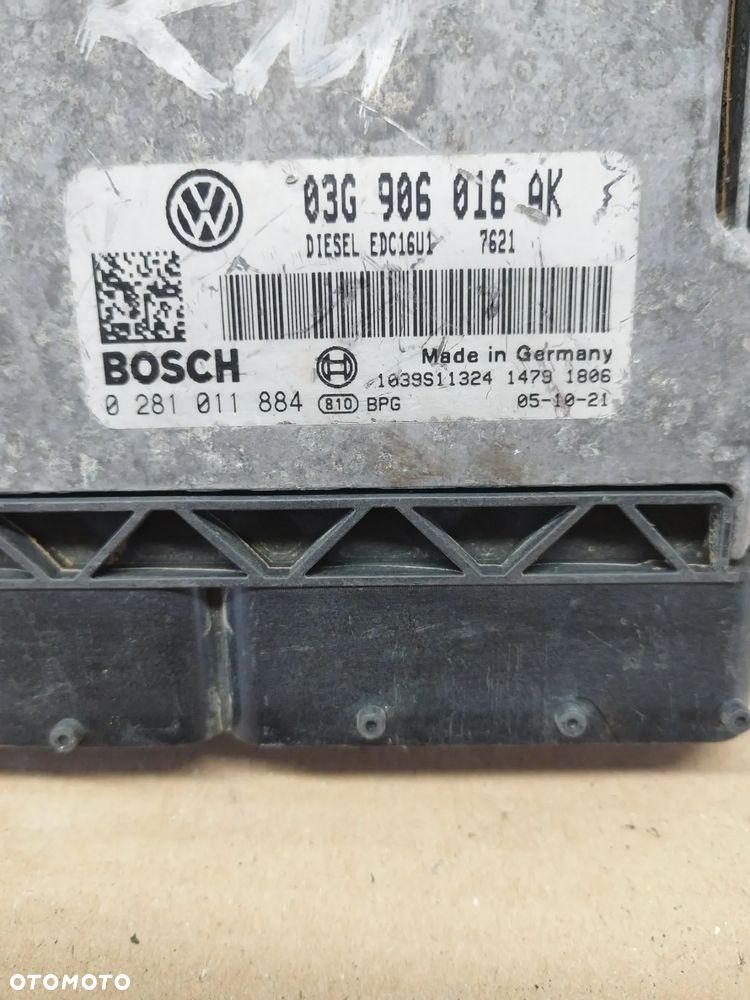 SEAT LEON II KOMPUTER STEROWNIK SILNIKA 03G906016AK - 2